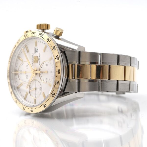 TAG Heuer Carrera 41mm Steel & Gold Automatic Chronograph