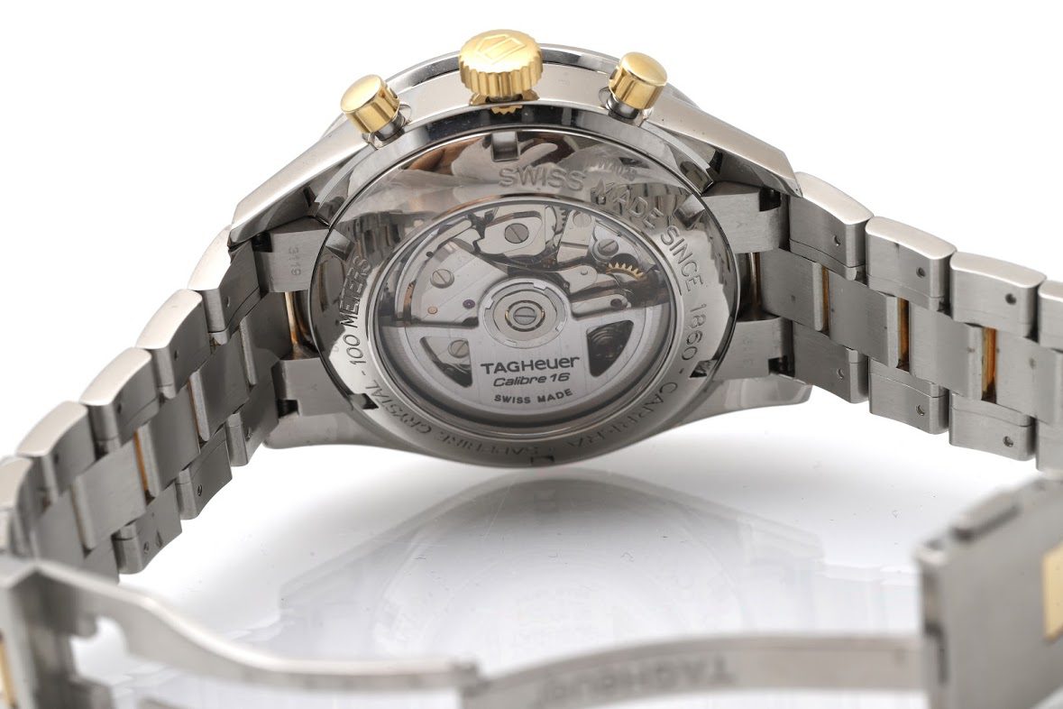 TAG Heuer Carrera 41mm Steel & Gold Automatic Chronograph