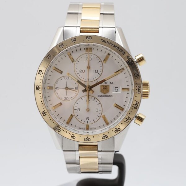 TAG Heuer Carrera 41mm Steel & Gold Automatic Chronograph