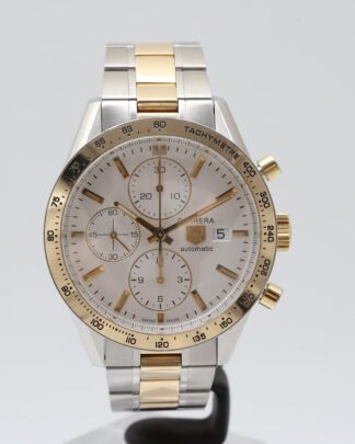 TAG Heuer Carrera 41mm Steel & Gold Automatic Chronograph