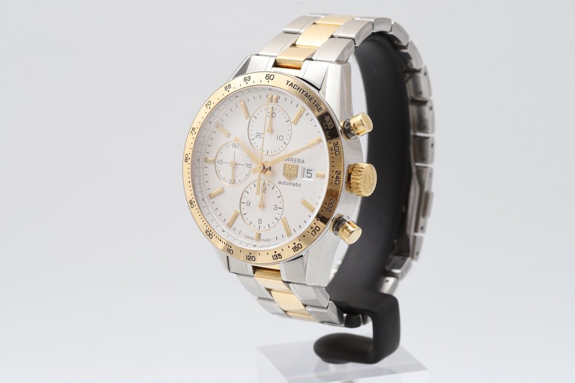 TAG Heuer Carrera 41mm Steel & Gold Automatic Chronograph