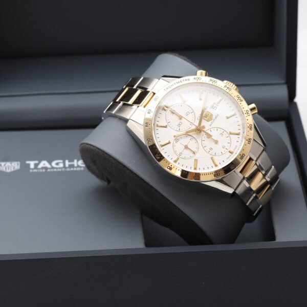 TAG Heuer Carrera 41mm Steel & Gold Automatic Chronograph