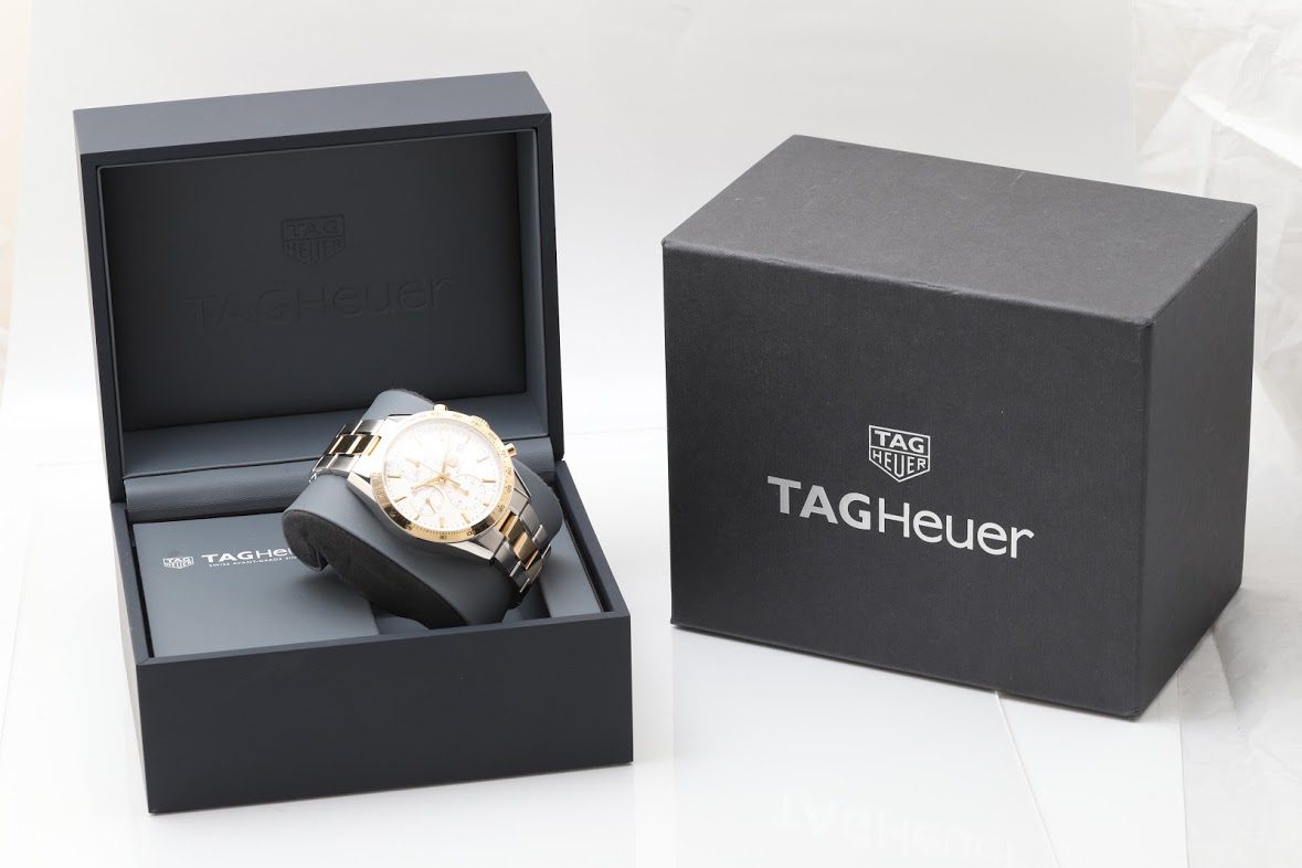 TAG Heuer Carrera 41mm Steel & Gold Automatic Chronograph