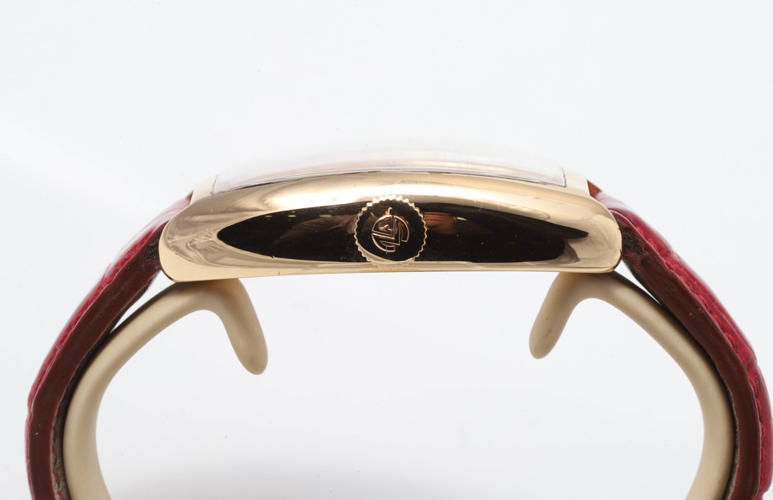 Franck Muller 5850 Casablanca Barcelona 18k Yellow Gold Dual Time Automatic