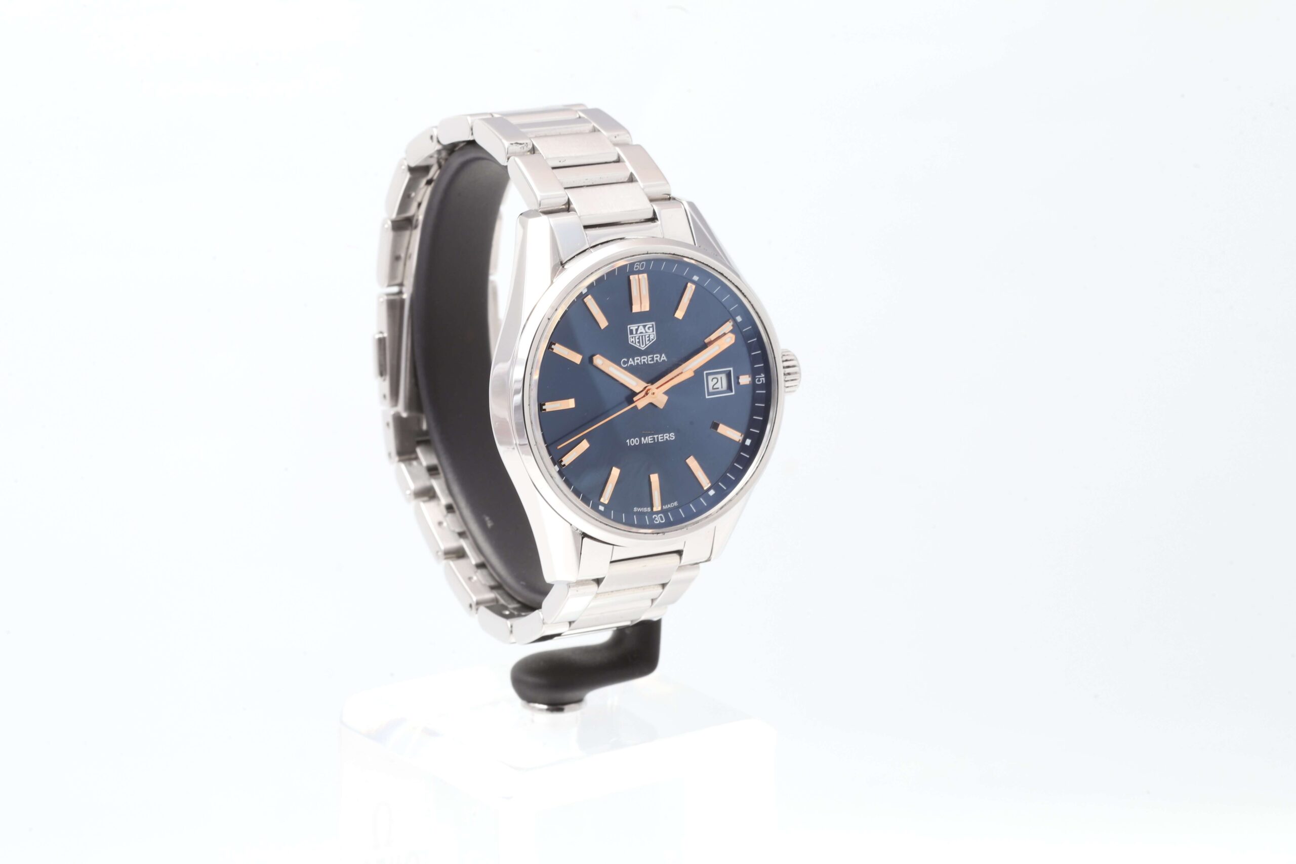 TAG Heuer Carrera Blue Dial Stainless Steel Quartz 39mm