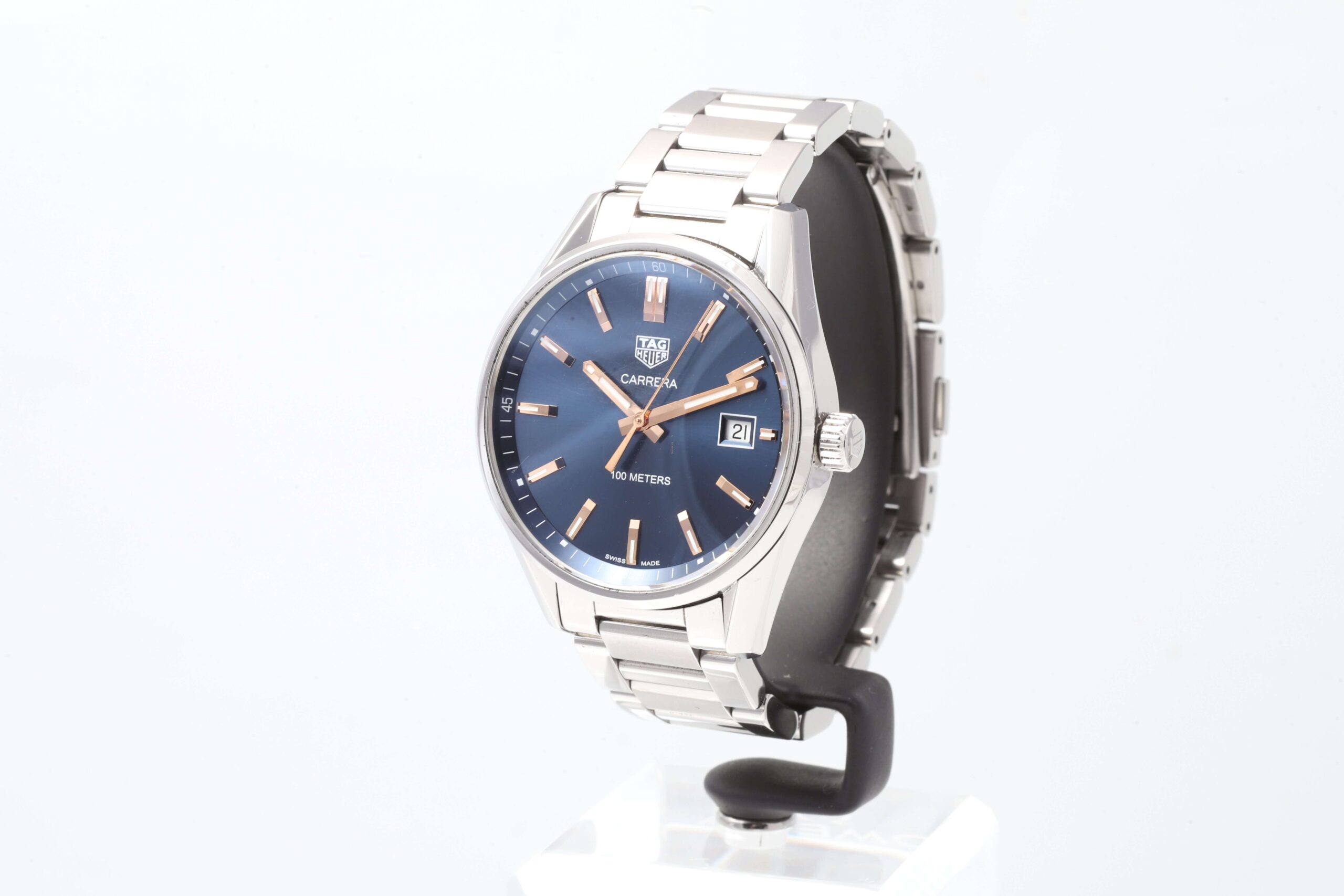 TAG Heuer Carrera Blue Dial Stainless Steel Quartz 39mm