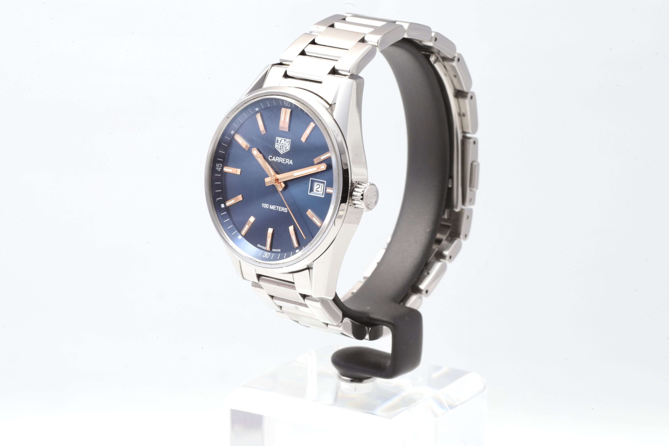 TAG Heuer Carrera Blue Dial Stainless Steel Quartz 39mm