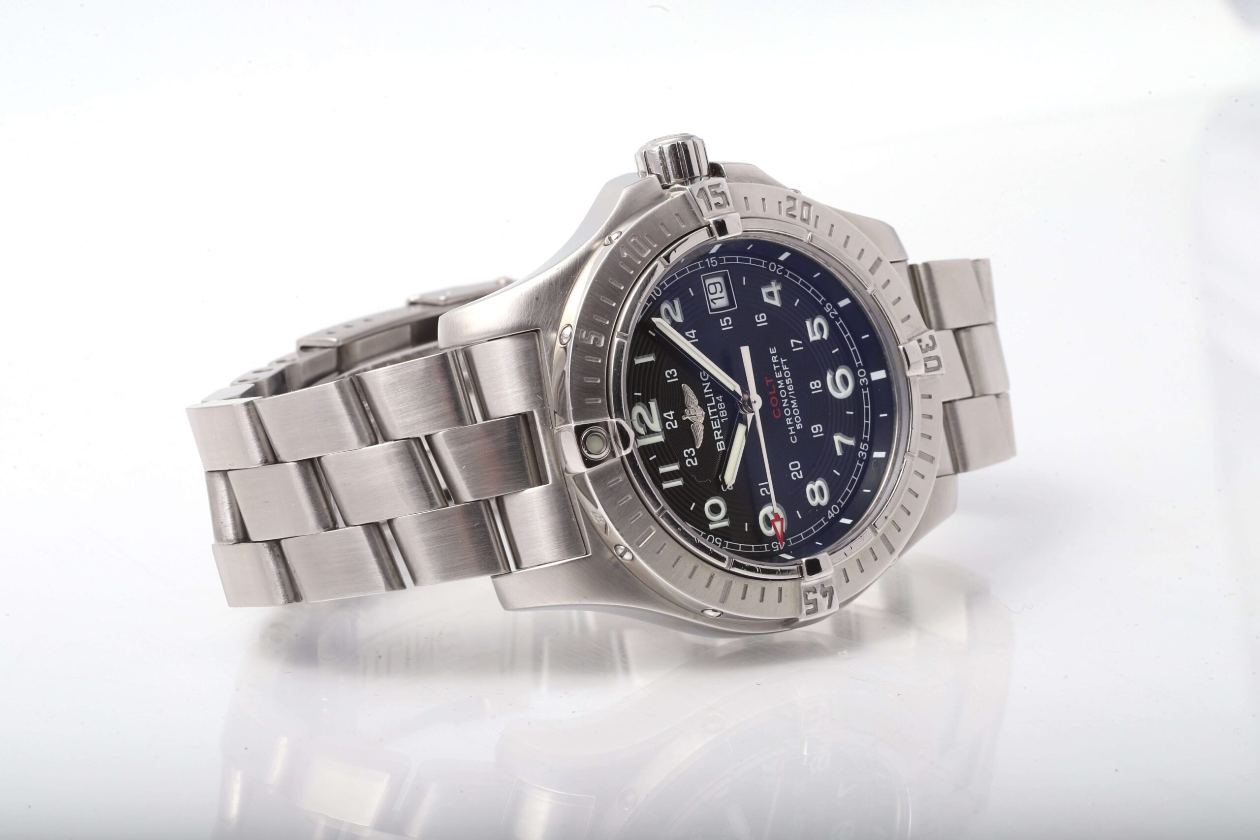 Breitling Colt 41mm Stainless Steel Quartz Black Face