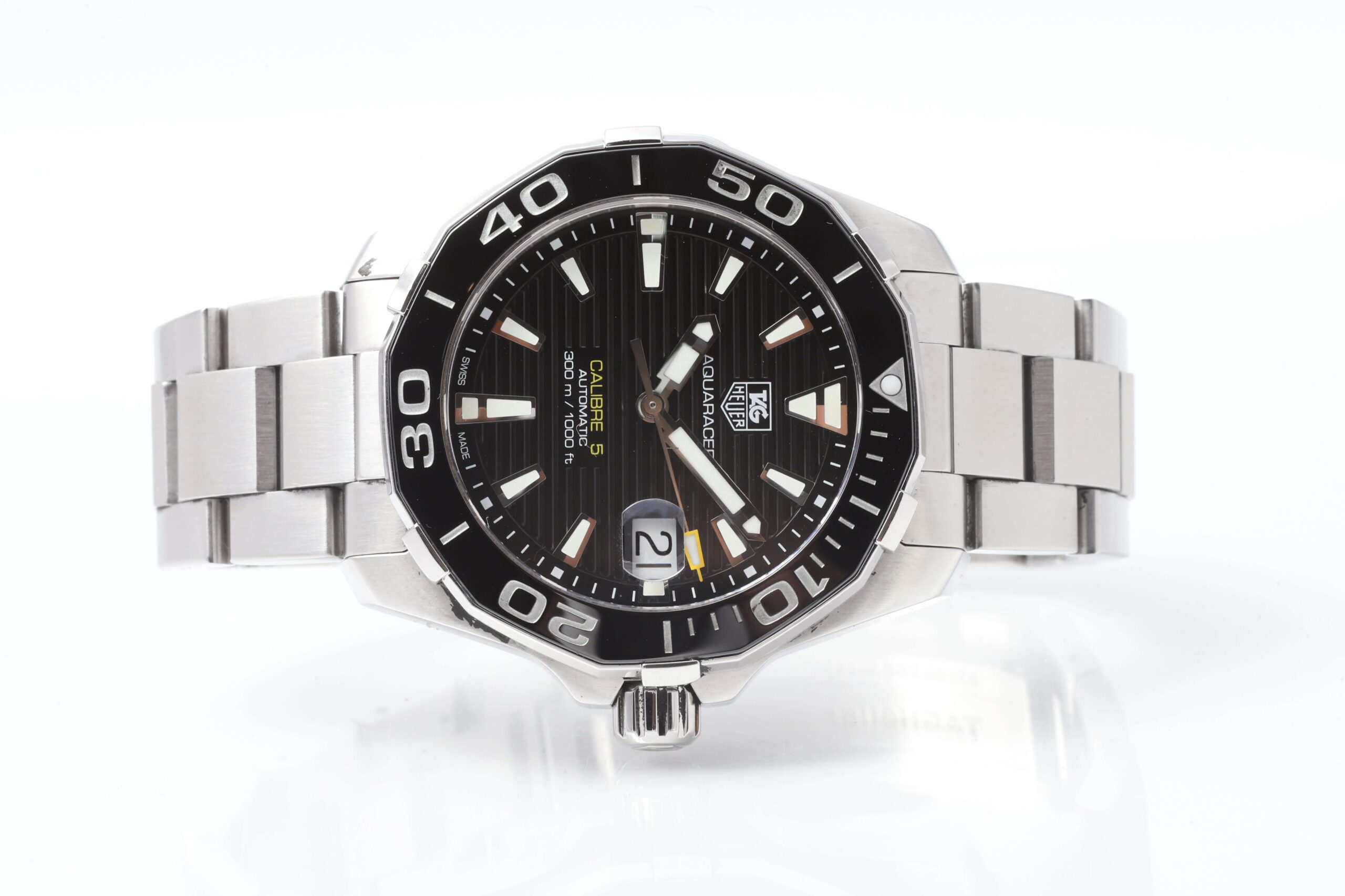TAG Heuer Aquaracer Black Ceramic Bezel 41mm Automatic Calibre 5