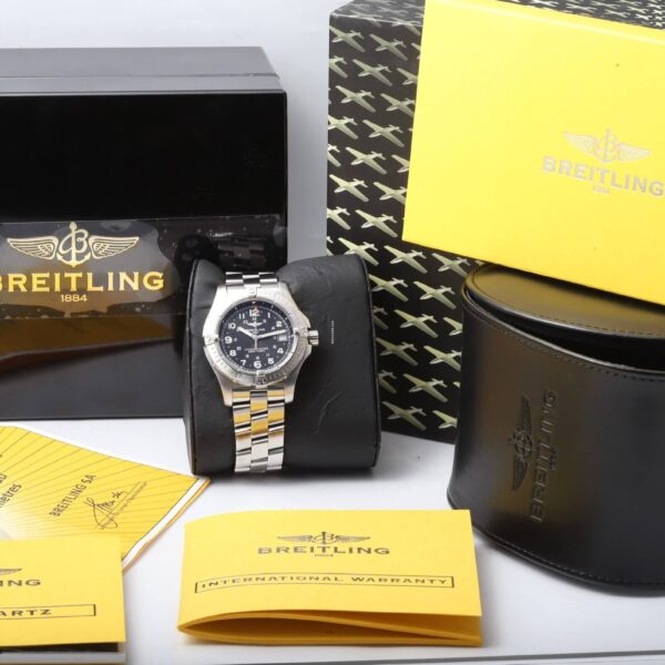 Breitling Colt 41mm Stainless Steel Quartz Black Face