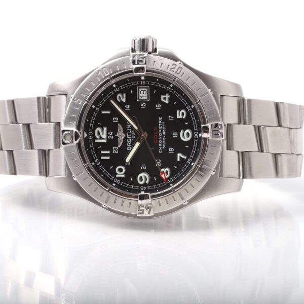 Breitling Colt 41mm Stainless Steel Quartz Black Face