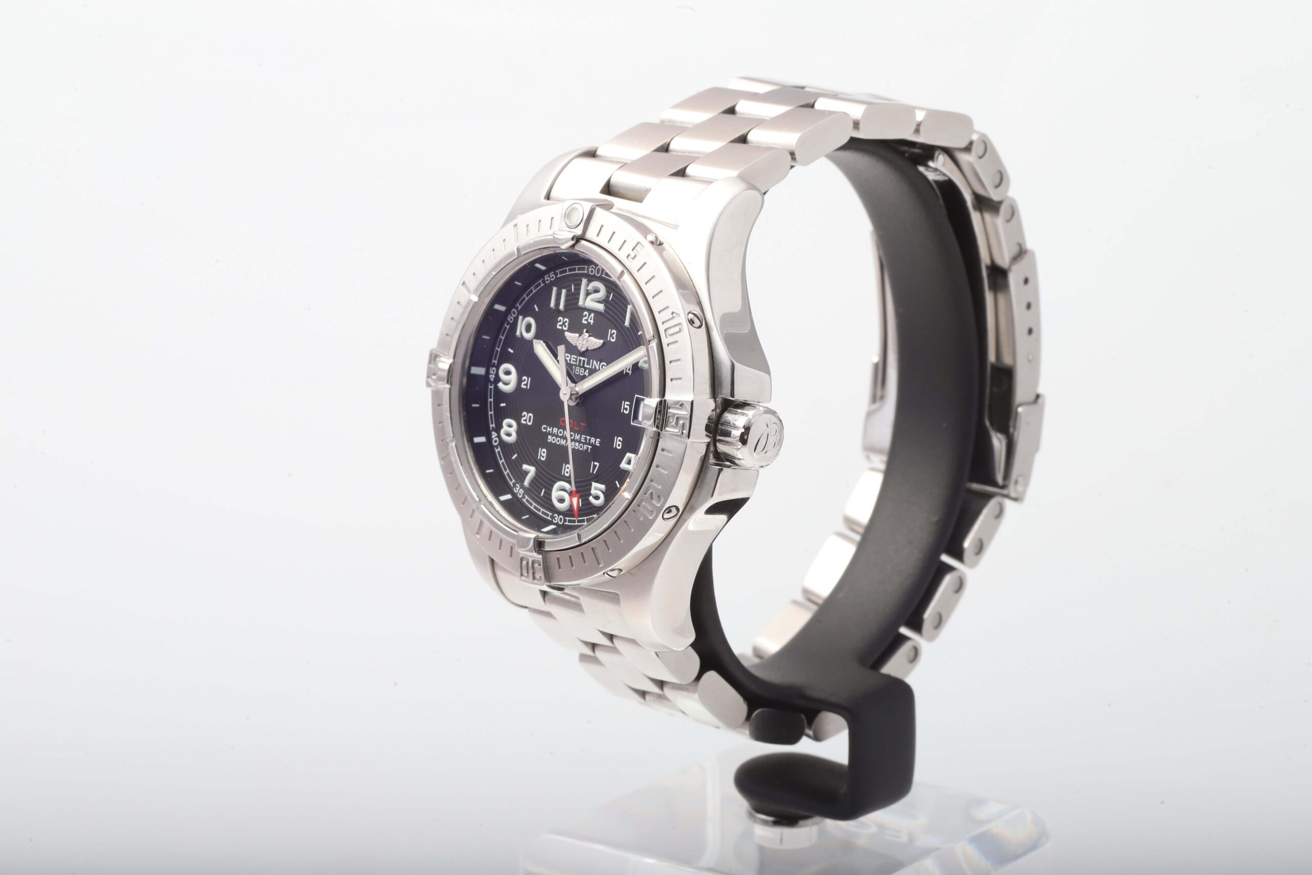 Breitling Colt 41mm Stainless Steel Quartz Black Face