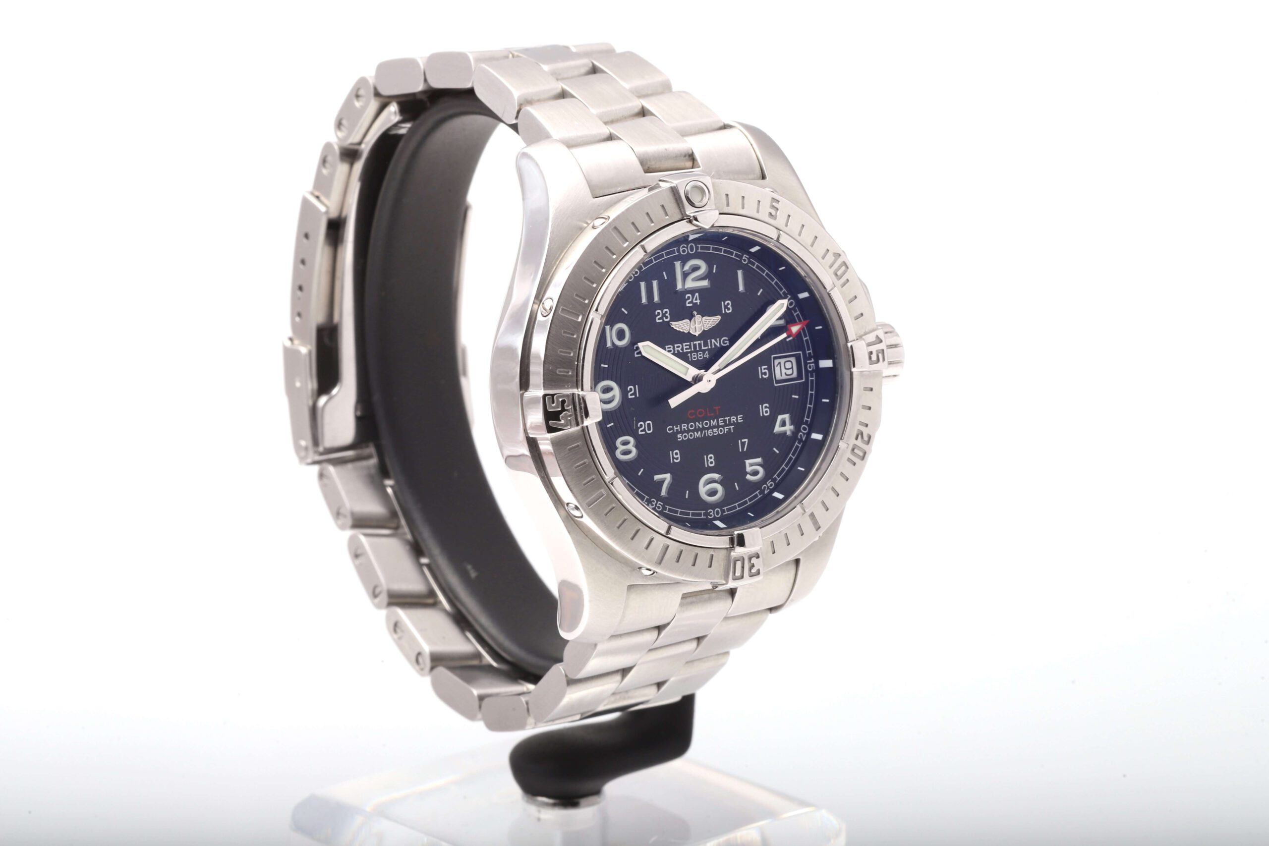 Breitling Colt 41mm Stainless Steel Quartz Black Face