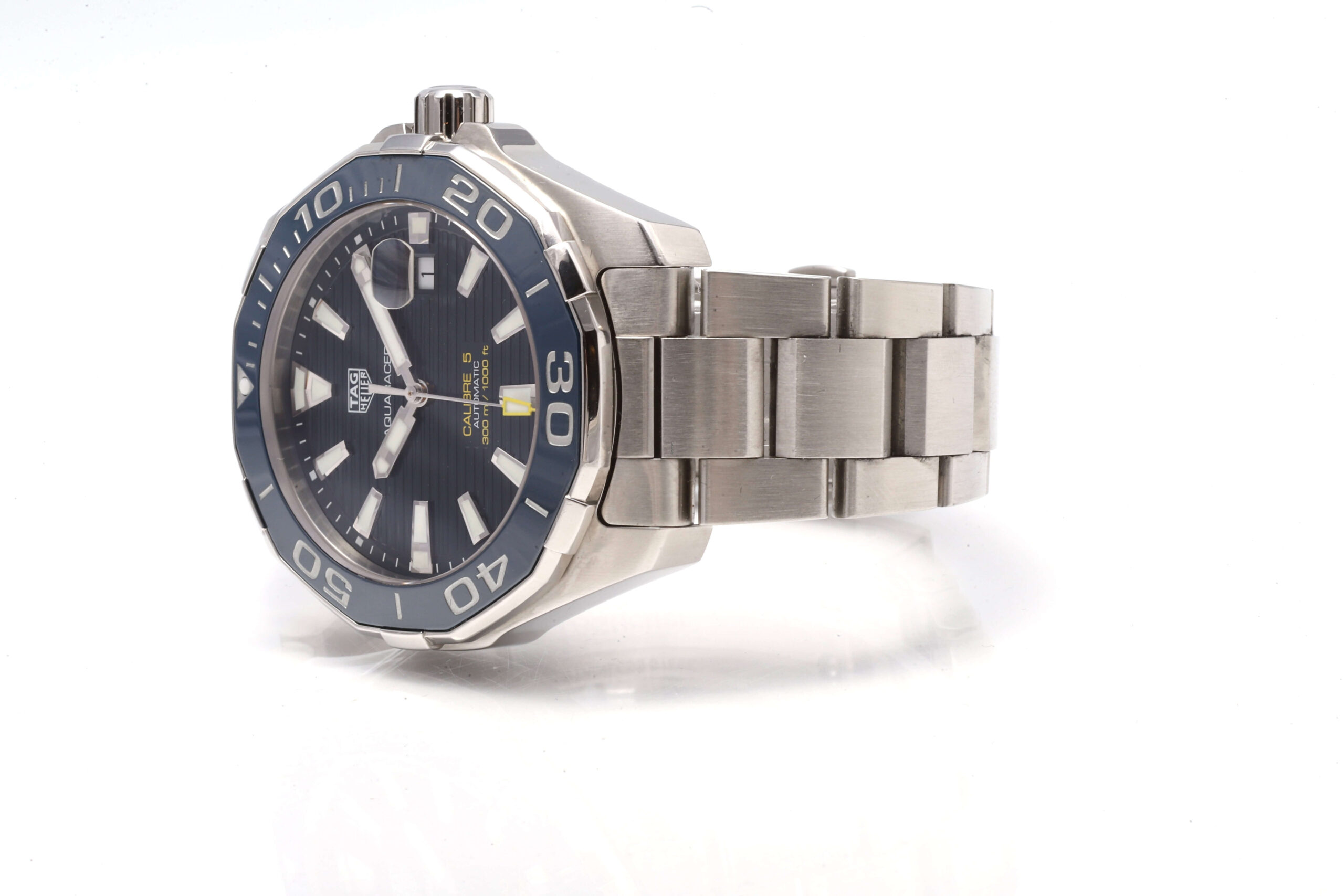 TAG Heuer Aquaracer Blue Ceramic Bezel 41mm Automatic Calibre 5