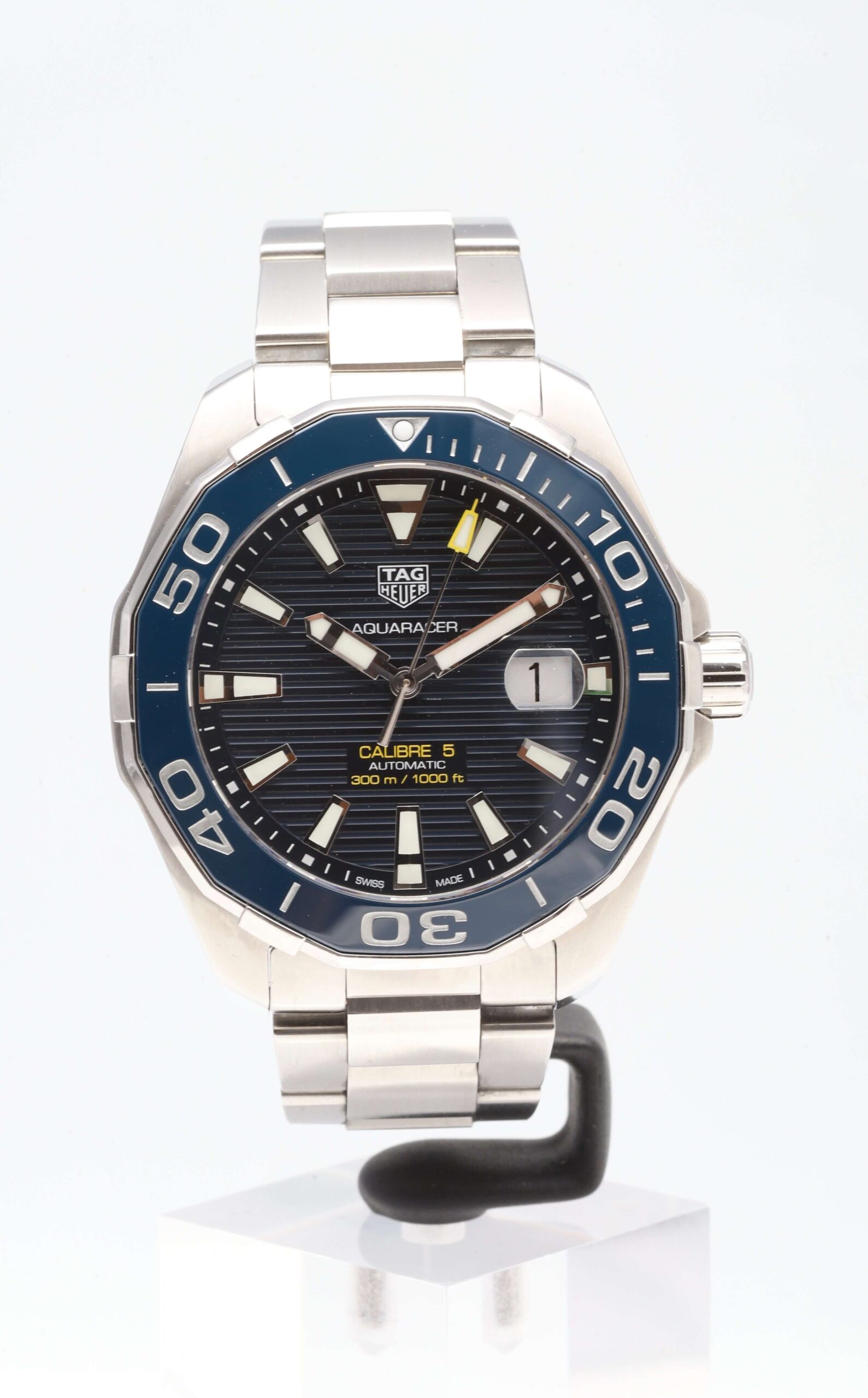 TAG Heuer Aquaracer Blue Ceramic Bezel 41mm Automatic Calibre 5