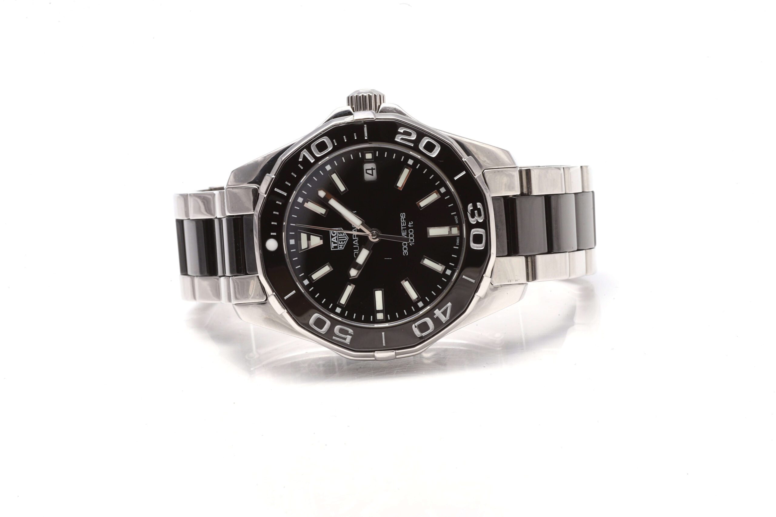 TAG Heuer Aquaracer Ceramic & Steel 35mm Black