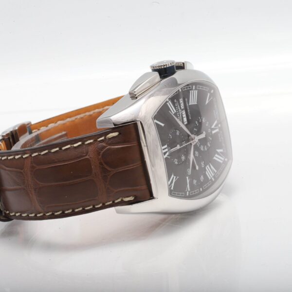 Longines Evidenza Big Size Black Face 4056mm Automatic Chronograph UNWORN