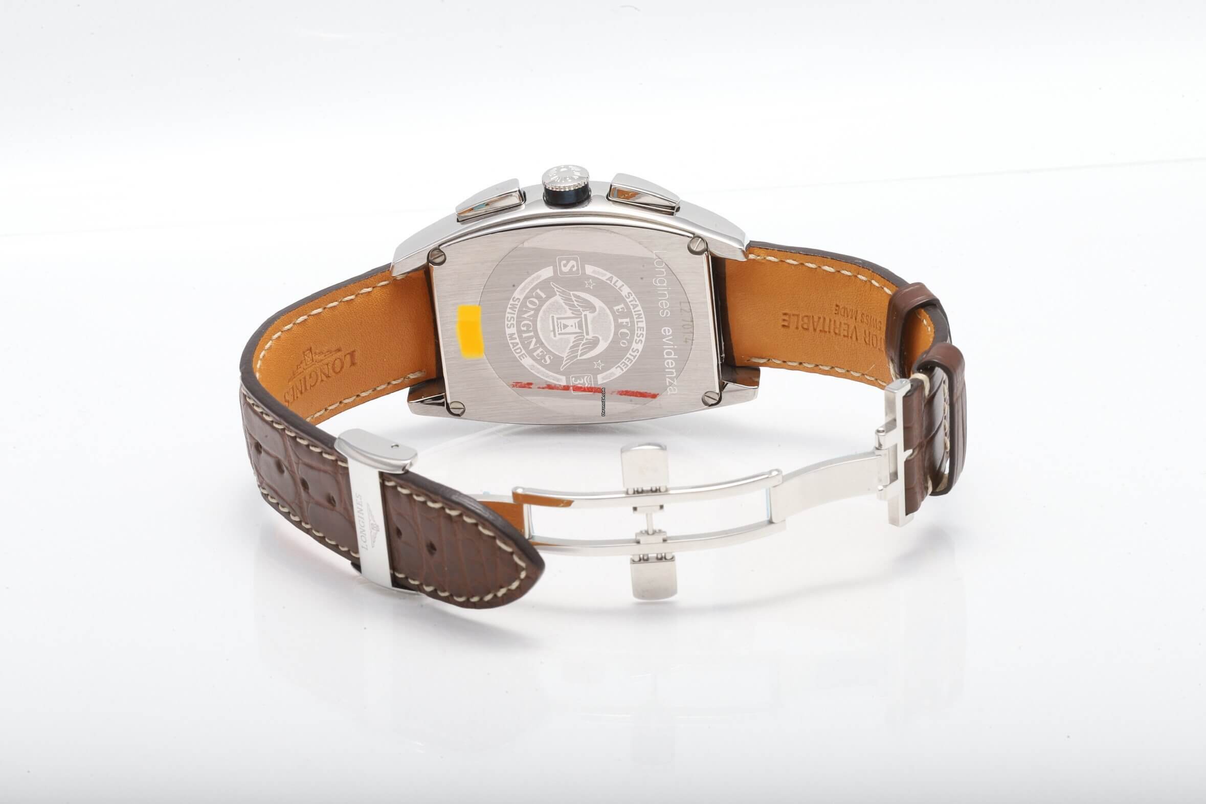 Longines Evidenza Big Size Black Face 4056mm Automatic Chronograph UNWORN