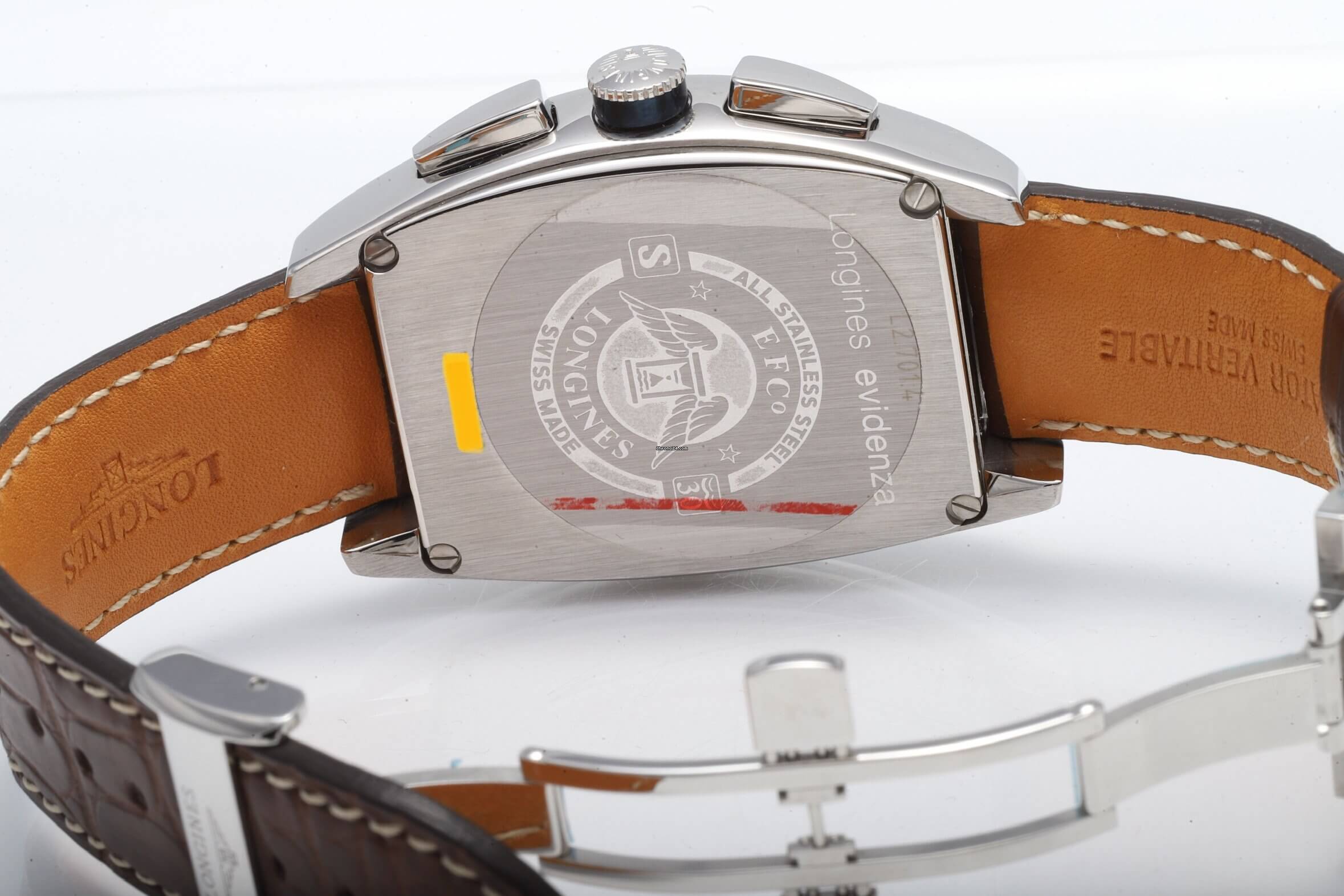 Longines Evidenza Big Size Black Face 4056mm Automatic Chronograph UNWORN