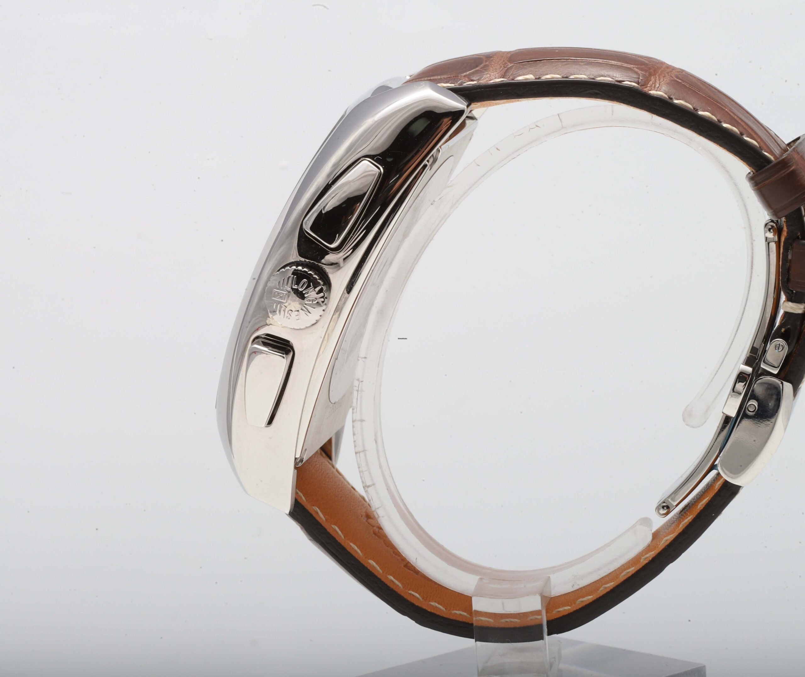 Longines Evidenza Big Size Black Face 4056mm Automatic Chronograph UNWORN