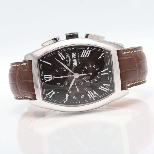 Longines Evidenza Big Size Black Face 4056mm Automatic Chronograph UNWORN