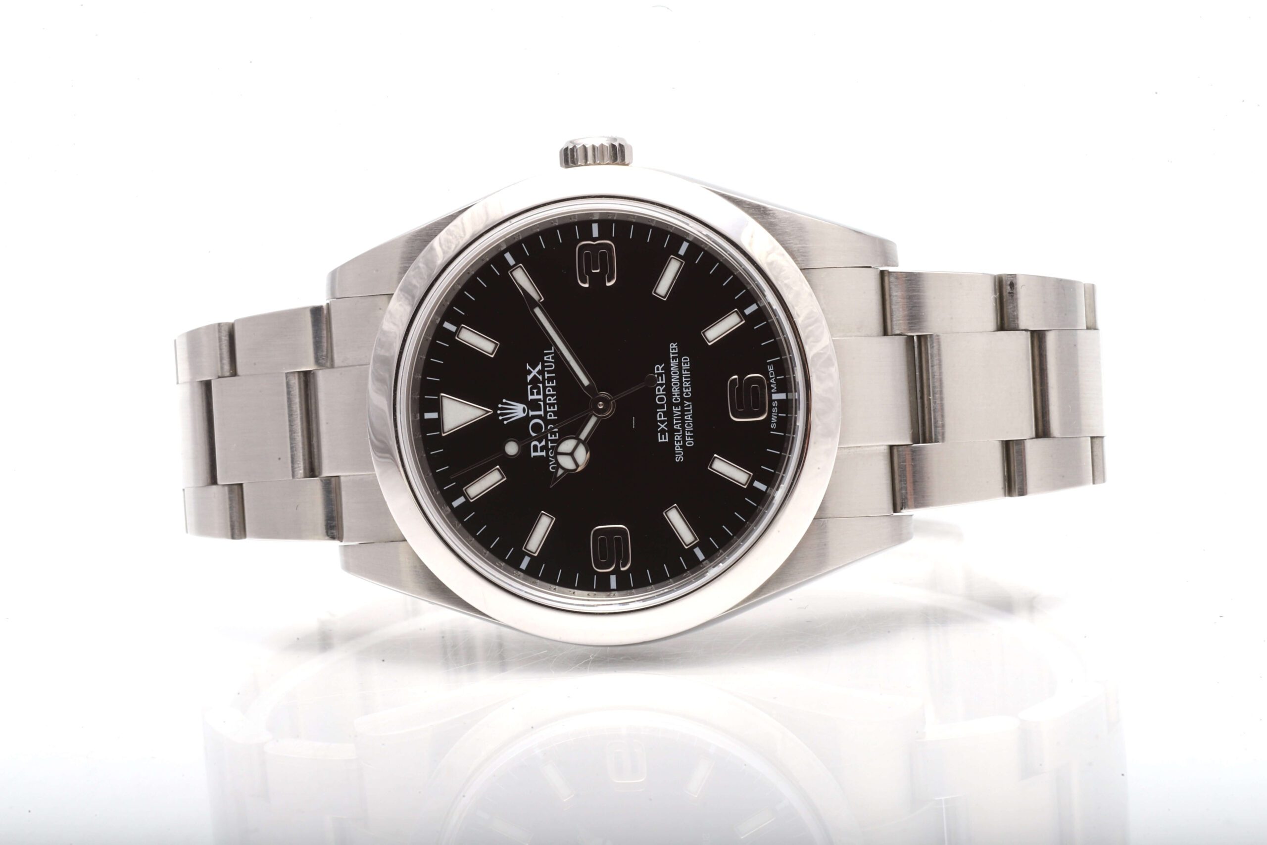 Rolex Explorer I 39mm Black Stainless Steel