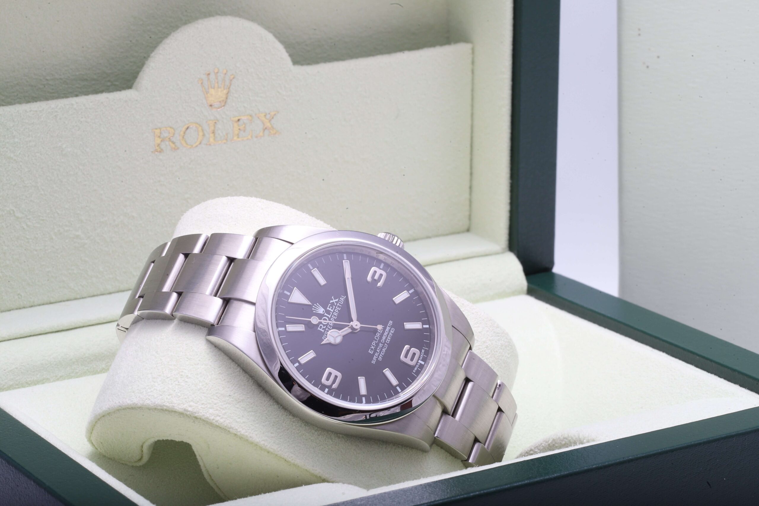 Rolex Explorer I 39mm Black Stainless Steel