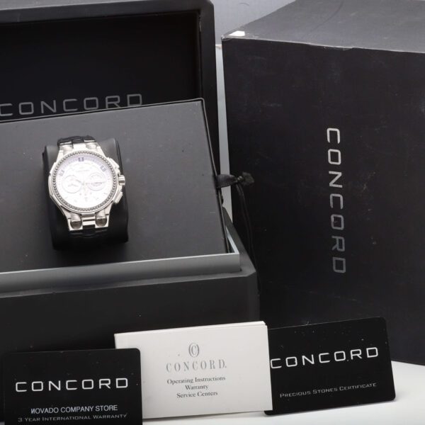 Concord C2 Audace Savoir Faire Avant Garde 43mm Automatic Chronograph Black Diamonds