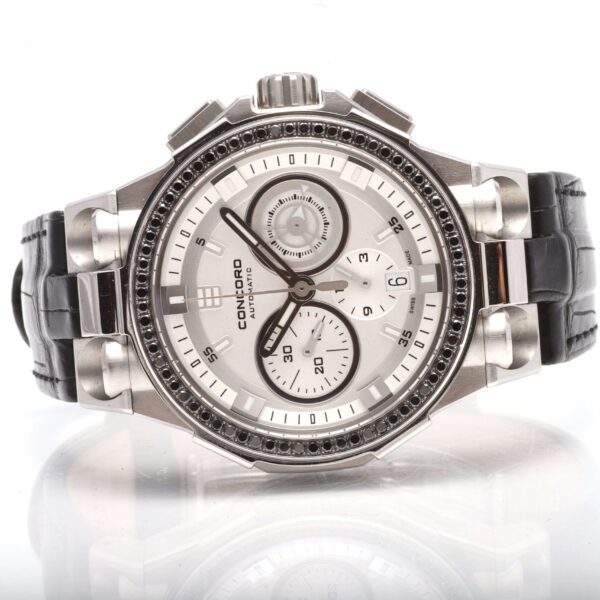 Concord C2 Audace Savoir Faire Avant Garde 43mm Automatic Chronograph Black Diamonds