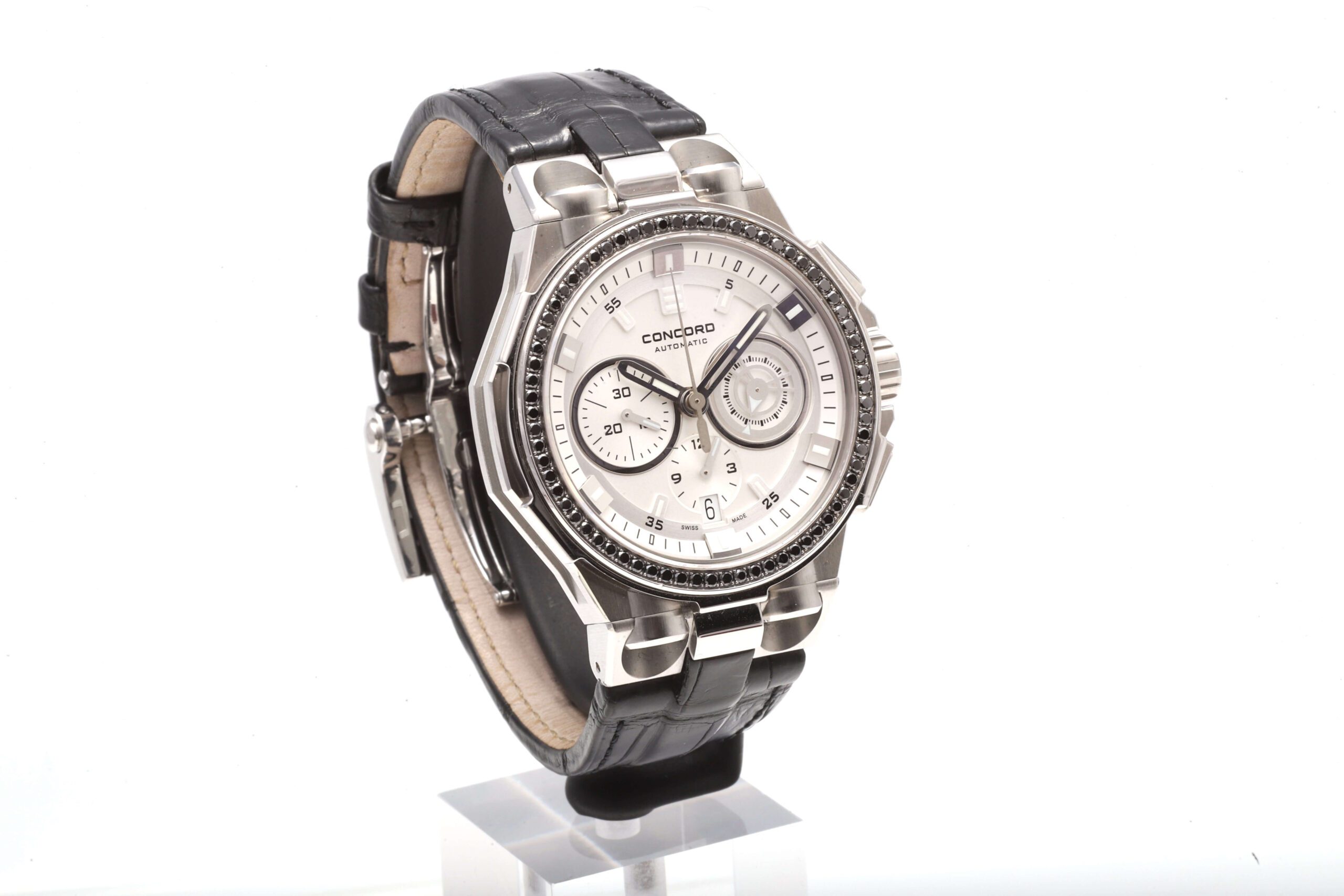 Concord C2 Audace Savoir Faire Avant Garde 43mm Automatic Chronograph Black Diamonds Concord C2 Audace Savoir Faire Avant Garde 43mm Automatic Chronograph Black Diamonds