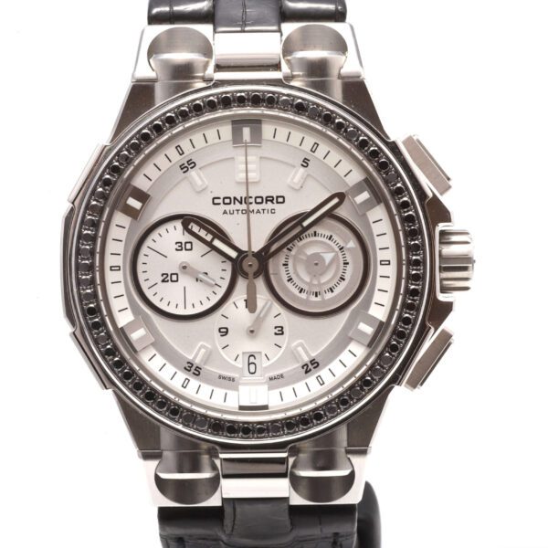 Concord C2 Audace Savoir Faire Avant Garde 43mm Automatic Chronograph Black Diamonds