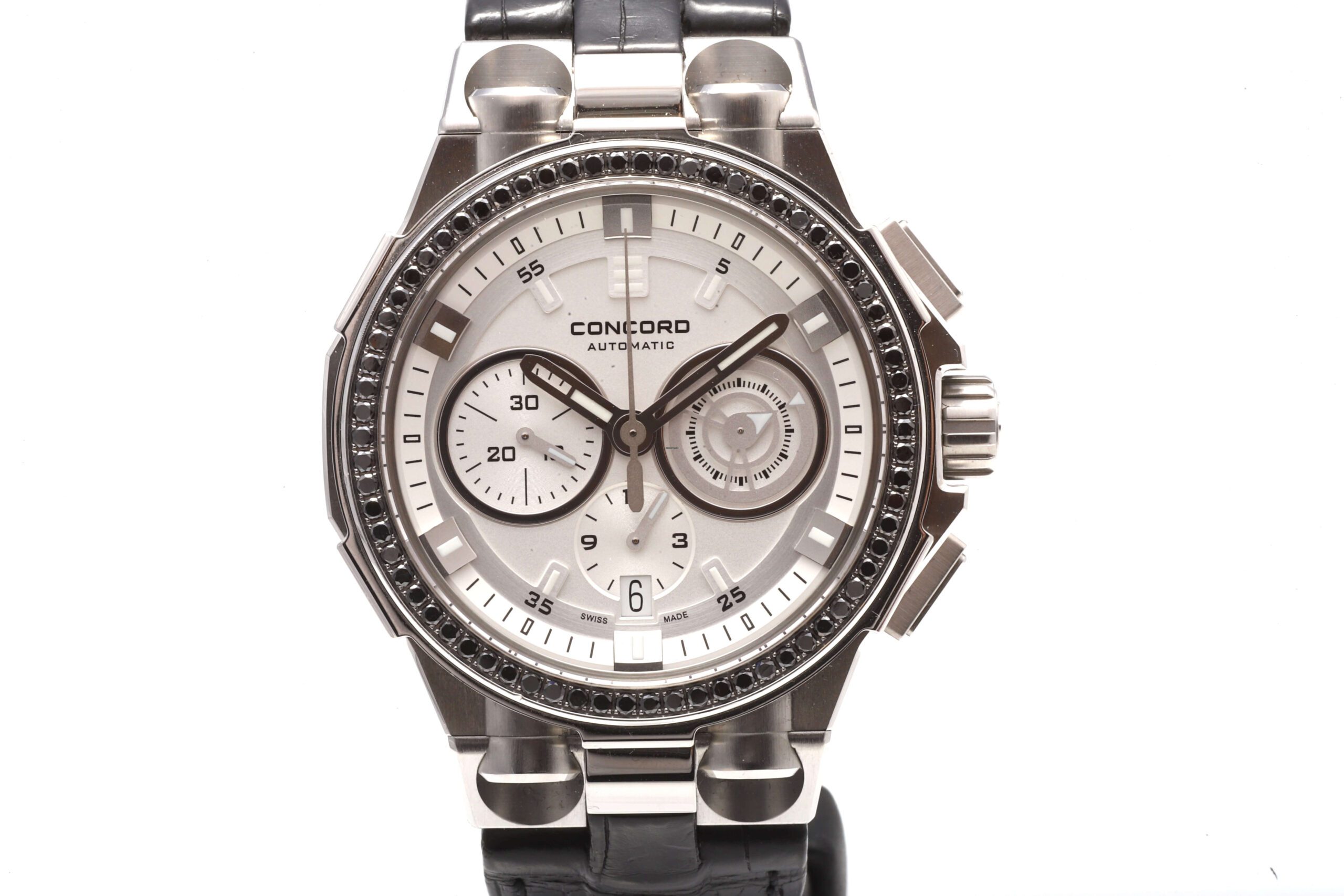 Concord C2 Audace Savoir Faire Avant Garde 43mm Automatic Chronograph Black Diamonds Concord C2 Audace Savoir Faire Avant Garde 43mm Automatic Chronograph Black Diamonds