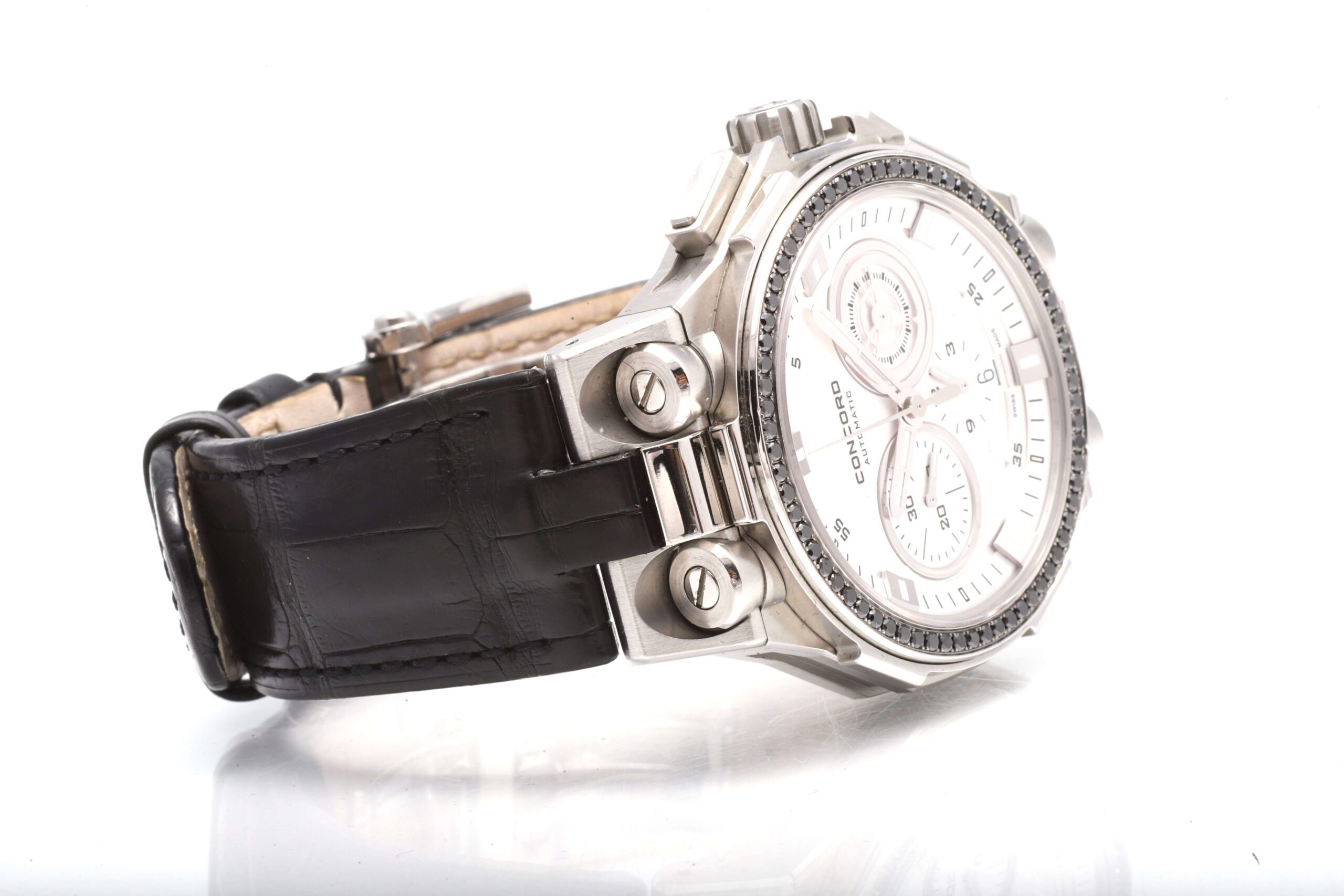 Concord C2 Audace Savoir Faire Avant Garde 43mm Automatic Chronograph Black Diamonds Concord C2 Audace Savoir Faire Avant Garde 43mm Automatic Chronograph Black Diamonds