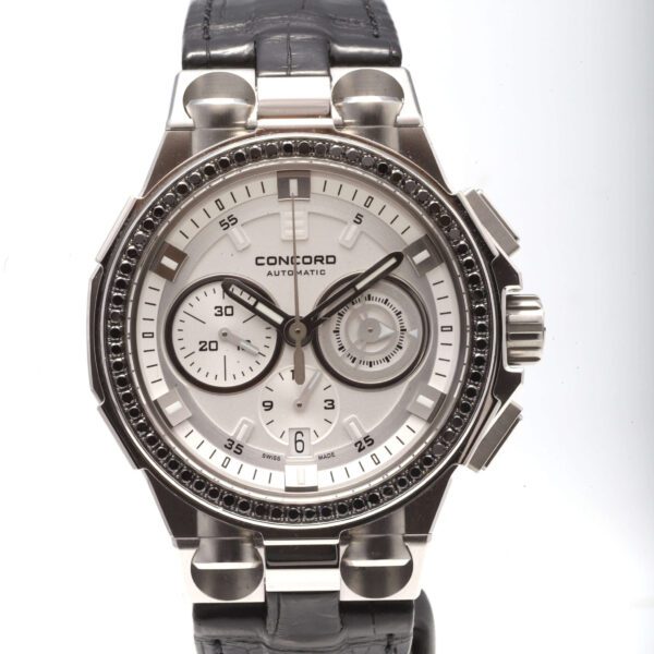 Concord C2 Audace Savoir Faire Avant Garde 43mm Automatic Chronograph Black Diamonds