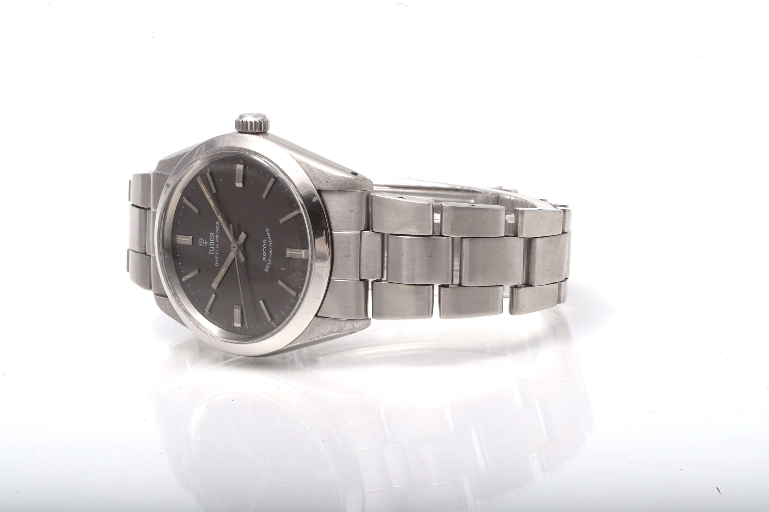 Tudor Oyster Prince by Rolex Grey Dial 34mm Vintage Automatic