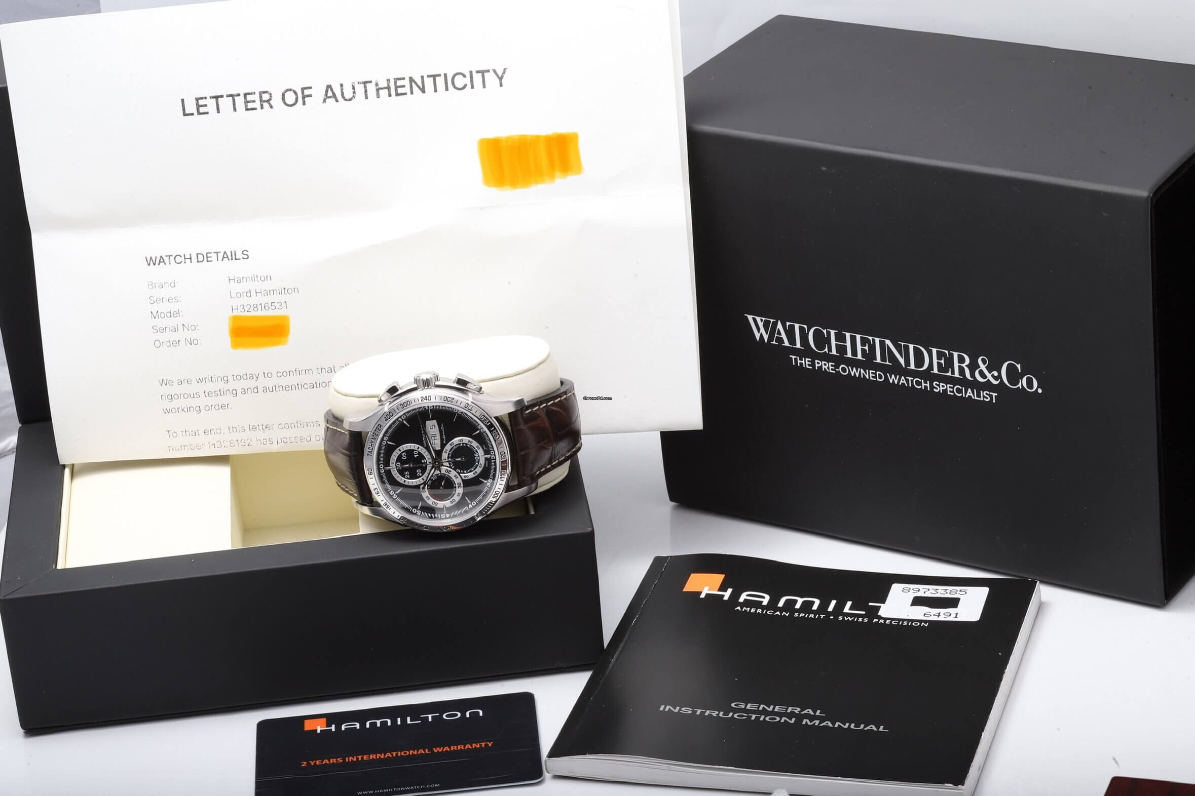 Hamilton Jazzmaster Lord Hamilton 46mm Automatic Chronograph