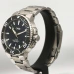 Oris Aquis Date Green Ceramic 43mm Stainless Steel Box Papers Excellent Condition