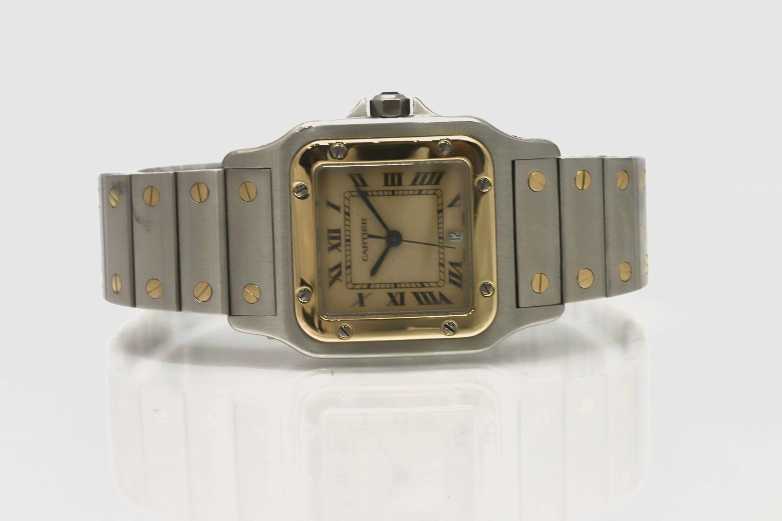 Cartier Santos Galbee Gold & Stainless Steel 2941mm Quartz Cartier Santos Galbee Gold & Stainless Steel 2941mm Quartz