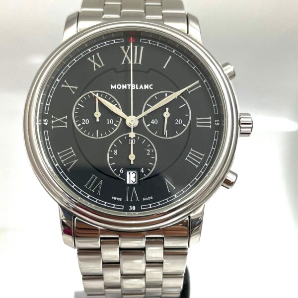 Montblanc Tradition Chronograph 42mm Black Stainless Steel