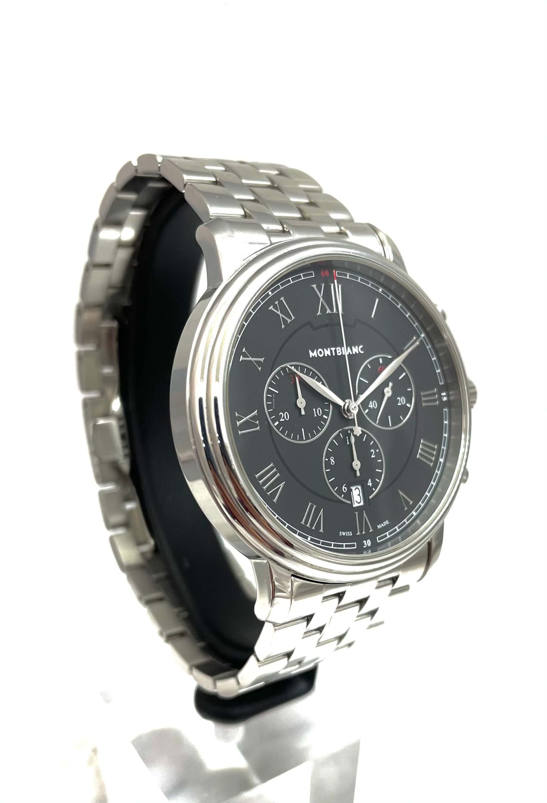 Montblanc Tradition Chronograph 42mm Black Stainless Steel
