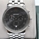 Montblanc Tradition Chronograph 42mm Black Stainless Steel