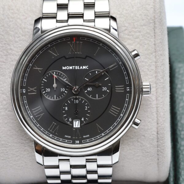 Montblanc Tradition Chronograph 42mm Black Stainless Steel
