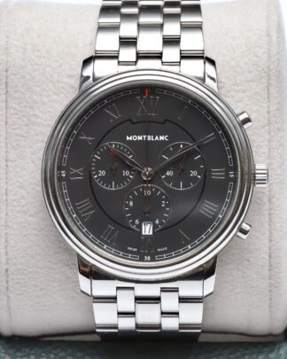 Montblanc Tradition Chronograph 42mm Black Stainless Steel