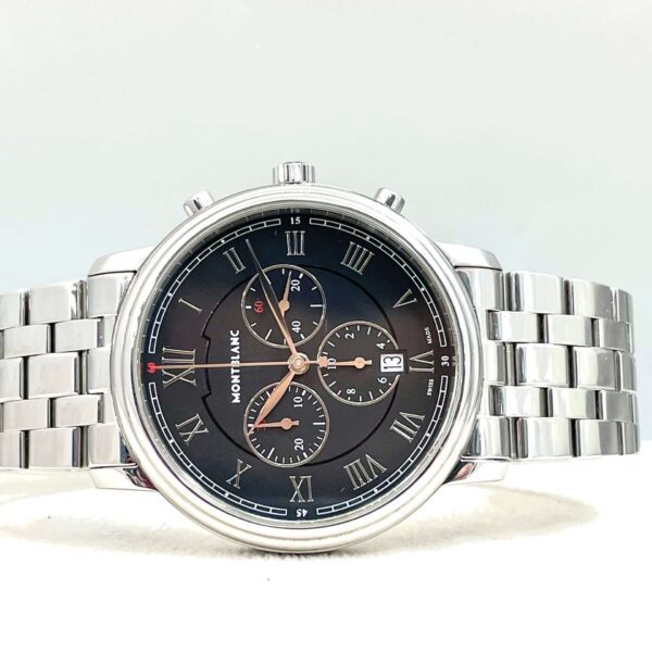 Montblanc Tradition Chronograph 42mm Black Stainless Steel