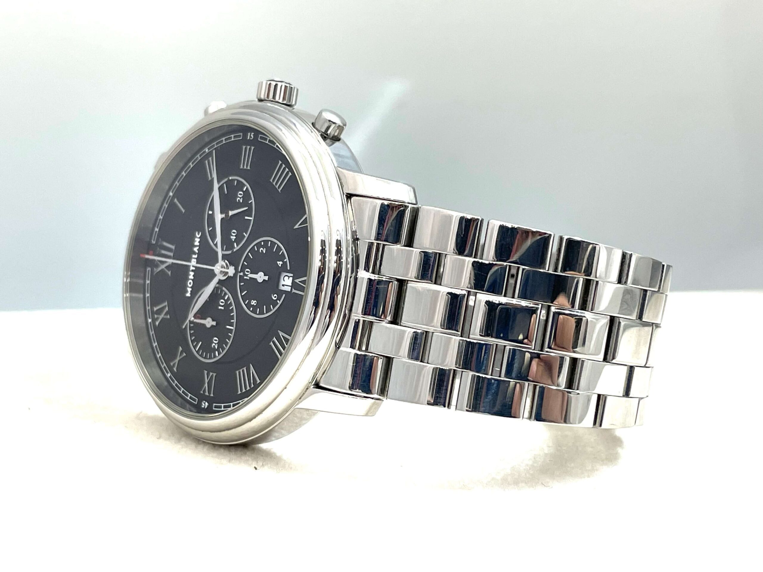 Montblanc Tradition Chronograph 42mm Black Stainless Steel