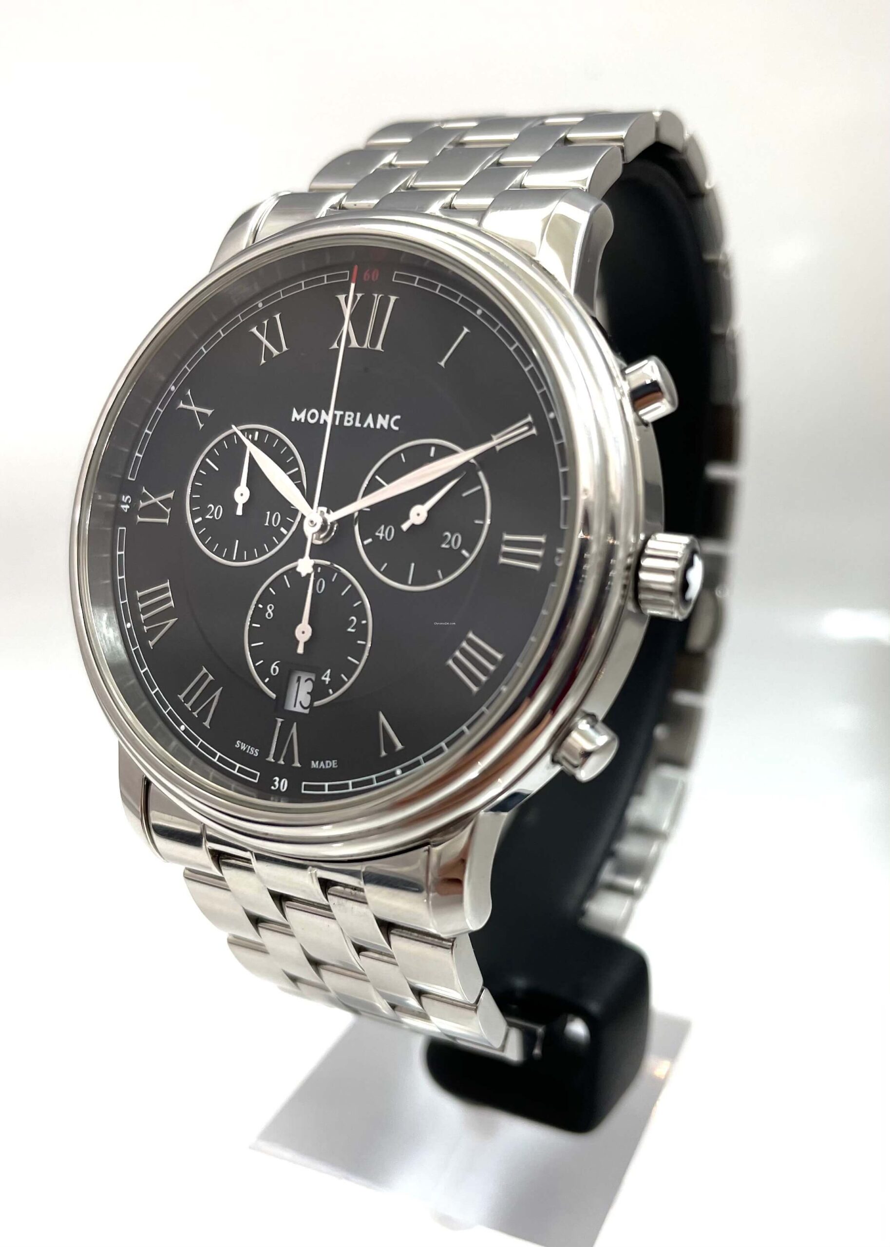 Montblanc Tradition Chronograph 42mm Black Stainless Steel