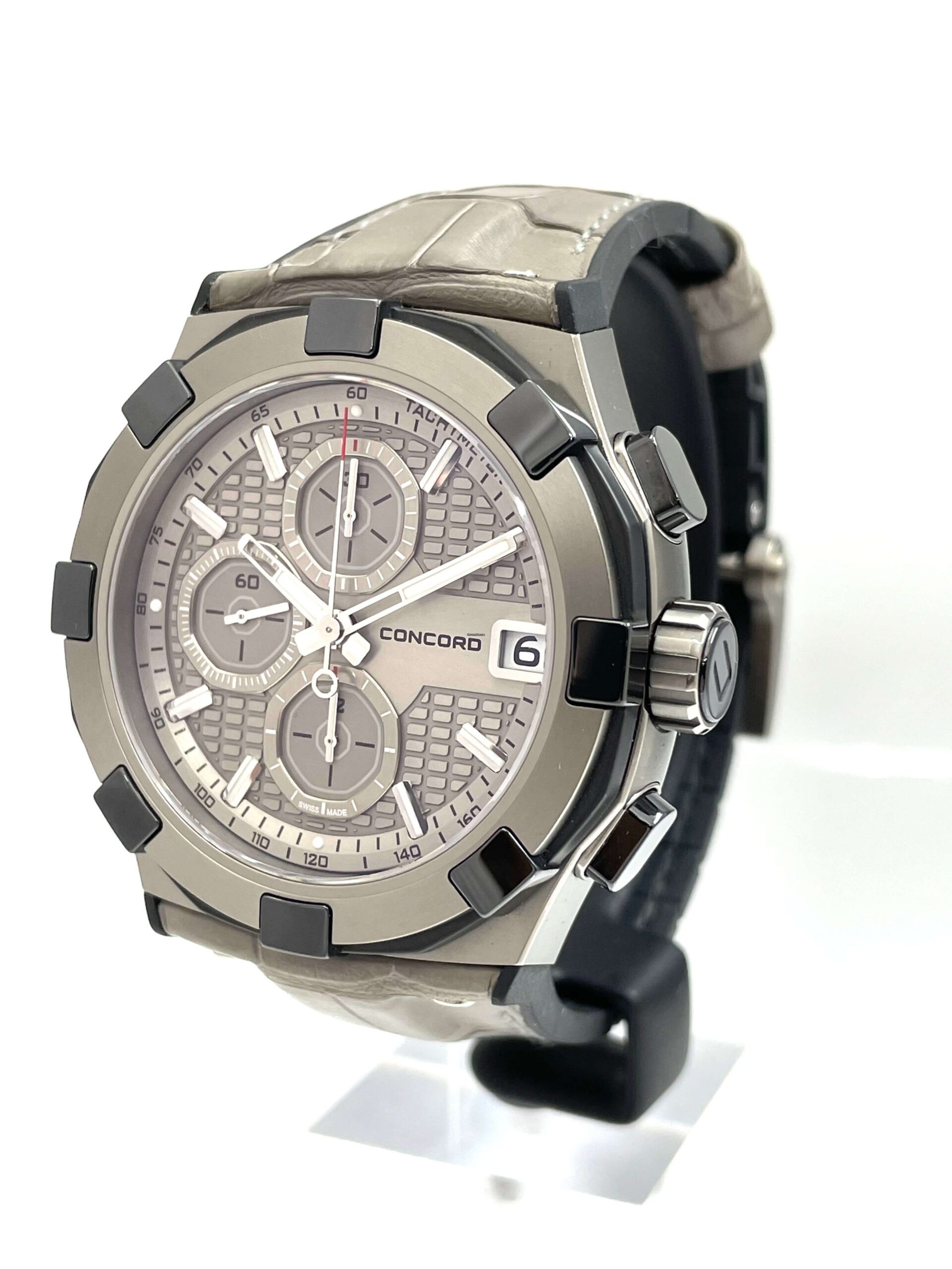 Concord C2 Audace Savoir Faire Avant Garde 43mm Automatic Chronograph Titanium UNWORN Concord C2 Audace Savoir Faire Avant Garde 43mm Automatic Chronograph Titanium UNWORN