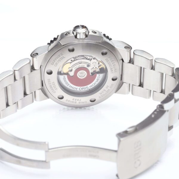 Oris Aquis Date Green Ceramic Bezel Automatic 43mm Diver Watch Box & Papers