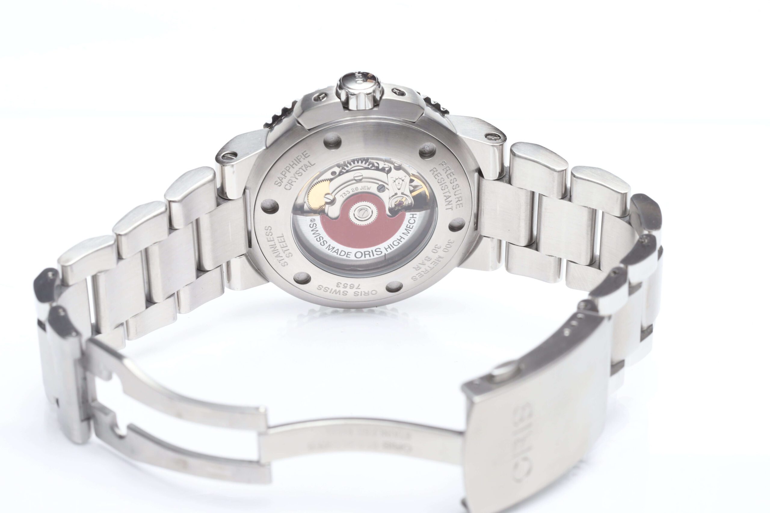 Oris Aquis Date Green Ceramic Bezel Automatic 43mm Diver Watch Box & Papers