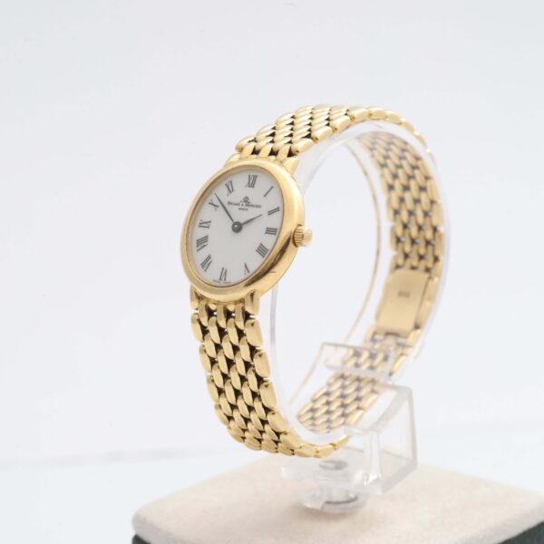 Baume & Mercier 18k Full Yellow Gold Quartz Box & Papers